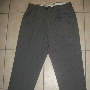 DAVID TAYLOR Pleated Cuffed Dress Pants 40 x 30